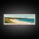 Cavendish Beach, Canada Panoramic Beach Print, Vacation Gift, Canada Wall Art, Framed Canvas Print, Framed Beach Painting