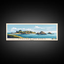 Chausey Islands, France Panoramic Beach Print, Vacation Gift, France Wall Art, Beach Painting, Beach Decor, Beach Painting