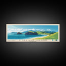 D’Urville Island, New Zealand Panoramic Print, Vacation Gift, New Zealand Wall Art, Beach Painting, Beach Decor, Large Wall Art, Wood Frame Art