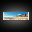 Deauville Beach, France Panoramic Print, Vacation Gift, France Wall Art, Vacation Wall Art, Vacatation Memories, Beach Decor, Beach Or Lakehouse Art