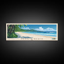 Devil’s Beach, Fiji Panoramic Print, Vacation Gift, Fiji Wall Art, Beach Painting, Beach Decor, Beach Or Lakehouse Art