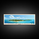 Elbow Cay, Abaco Islands, Bahamas Panoramic Print, Vacation Gift, Bahamas Wall Art, Beach Painting, Beach Decor, Beach Or Lakehouse Art