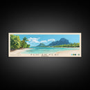 Flic en Flac, Mauritius Panoramic Print, Vacation Gift, Mauritius Wall Art, Vacation Wall Art, Vacatation Memories, Beach Decor, Beach Or Lakehouse Art