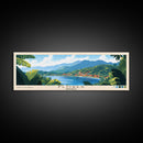 Flores, Indonesia Panoramic Beach Print, Vacation Gift, Indonesia Wall Art, Beach Painting, Beach Decor, Beach Painting