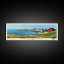 Fogo Island, Canada Panoramic Beach Print, Vacation Gift, Canada Wall Art, Framed Canvas Print, Framed Beach Painting