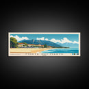 Forte dei Marmi, Italy Panoramic Beach Print, Vacation Gift, Italy Wall Art, Framed Canvas Print, Framed Beach Painting