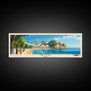 Ibiza, Spain Panoramic Print, Vacation Gift, Spain Wall Art, Vacation Wall Art, Vacatation Memories, Beach Decor, Beach Or Lakehouse Art