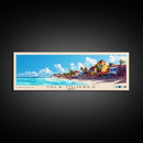 Isla Mujeres, Mexico Panoramic Print, Vacation Gift, Mexico Wall Art, Beach Painting, Beach Decor, Beach Or Lakehouse Art