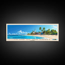 Island of San Andres, Colombia Panoramic Print, Vacation Gift, Colombia Wall Art, Vacation Wall Art, Vacatation Memories, Beach Decor, Beach Or Lakehouse Art