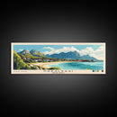 Kraalbaai, South Africa Panoramic Beach Print, Vacation Gift, South Africa Wall Art, Framed Canvas Print, Framed Beach Painting