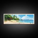 Lazy Beach, Cambodia Panoramic Print, Vacation Gift, Cambodia Wall Art, Vacation Wall Art, Vacatation Memories, Beach Decor, Beach Or Lakehouse Art
