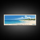 Lighthouse Beach, Turks and Caicos Panoramic Beach Print, Vacation Gift, Turks and Caicos Wall Art, Beach Painting, Beach Decor, Beach Painting