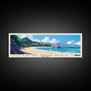 Lo So Shing Beach, Hong Kong Panoramic Beach Print, Vacation Gift, Hong Kong Wall Art, Beach Painting, Beach Decor, Beach Painting