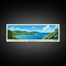 Marina Cay, British Virgin Islands, United Kingdom Panoramic Beach Print, Vacation Gift, United Kingdom Wall Art, Framed Canvas Print, Framed Beach Painting