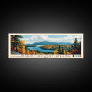 Mount Desert Island, Maine Panoramic Beach Print, Vacation Gift, Maine Wall Art, Beach Painting, Beach Decor, Beach Painting