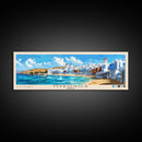 Mykonos, Greece Panoramic Print, Vacation Gift, Greece Wall Art, Vacation Wall Art, Vacatation Memories, Beach Decor, Beach Or Lakehouse Art