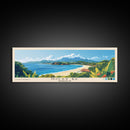 Nosy Be, Madagascar Panoramic Beach Print, Vacation Gift, Madagascar Wall Art, Beach Painting, Beach Decor, Beach Painting