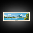 Pereybere, Mauritius Panoramic Print, Vacation Gift, Mauritius Wall Art, Beach Painting, Beach Decor, Beach Or Lakehouse Art