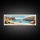 Rabbit Beach, Lampedusa, Italy Panoramic Print, Vacation Gift, Lampedusa, Italy Wall Art, Beach Painting, Beach Decor, Beach Or Lakehouse Art