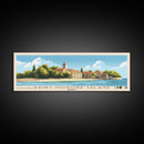 Saint-Honoré Island, France Panoramic Beach Print, Vacation Gift, France Wall Art, Framed Canvas Print, Framed Beach Painting