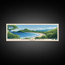 Samara Beach, Costa Rica Panoramic Print, Vacation Gift, Costa Rica Wall Art, Beach Painting, Beach Decor, Beach Or Lakehouse Art