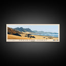 Skeleton Coast, Namibia Panoramic Print, Vacation Gift, Namibia Wall Art, Beach Painting, Beach Decor, Large Wall Art, Wood Frame Art