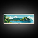 Taboga Island, Panamá Panoramic Beach Print, Vacation Gift, Panamá Wall Art, Framed Canvas Print, Framed Beach Painting