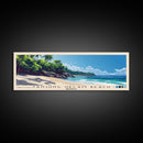 Tanjung Gelam Beach, Indonesia Panoramic Beach Print, Vacation Gift, Indonesia Wall Art, Beach Painting, Beach Decor, Beach Painting