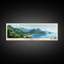 Ölüdeniz, Turkey Panoramic Beach Print, Vacation Gift, Turkey Wall Art, Framed Canvas Print, Framed Beach Painting
