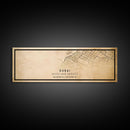 Dubai UAE Panoramic map print poster or framed canvas, Dubai map print poster canvas, Dubai city map print poster canvas, Vintage Travel Art