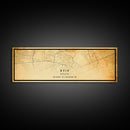 Old Panoramic Kyiv Ukraine City Map Wall Art Canvas Print, Vintage Style Kyiv Map, Framed Wall Art, Cool Kyiv Ukraine Wall Art, Office Art