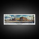 Renton Washington Panoramic Print, Creative Framed Canvas Print, City Travel Poster, Living Room Art, Home Decor, Unique Gift