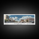 Sioux Falls South Carolina Travel Poster, Framed Canvas Print, Wall Art, Home Decor, Travel Gift, Living Room Art, Retro Style Art
