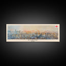 Kursk Russia Travel Art, City Art, Framed Canvas Print or Metal Wall Art, Europe Travel Poster, Panoramic Wall Art, Extra Wide Wall Art