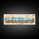 Lausanne Switzerland Travel Print Wall Art, Panoramic City Art, Travel Art, Wall Decor, Vacation Gift, Framed Canvas Print Or Metal Art