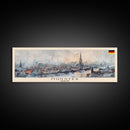 Munster Germany Travel Print Wall Art, Panoramic City Art, Travel Art, Wall Decor, Vacation Gift, Framed Canvas Print Or Metal Art