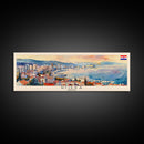 Rijeka Croatia Travel Print Wall Art, Panoramic City Art, Travel Art, Wall Decor, Vacation Gift, Framed Canvas Print Or Metal Art