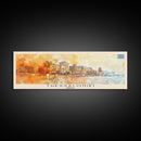 Thessaloniki Greece Travel Art, City Art, Framed Canvas Print or Metal Wall Art, Europe Travel Poster, Panoramic Wall Art, Extra Wide Wall Art
