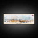 Worthing United Kingdom Wall Art, Panoramic Travel Poster, Panoramic Framed Canvas Print, City Wall Art, Wall Hanging Home Decor, Travel Art