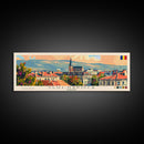 Cluj Napoca Romania Travel Print Wall Art, Panoramic City Art, Travel Art, Wall Decor, Vacation Gift, Framed Canvas Print Or Metal Art