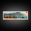 Denizli Turkey Wall Art, Panoramic Travel Poster, Panoramic Framed Canvas Print, City Wall Art, Wall Hanging Home Decor, Travel Art