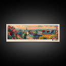 Derby United Kingdom Travel Print Wall Art, Panoramic City Art, Travel Art, Wall Decor, Vacation Gift, Framed Canvas Print Or Metal Art