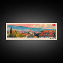 Diyarbakr Turkey Panoramic Travel Poster, Framed Canvas Print or Metal Wall Art, Travel Art, Home Decor, Panoramic Painting, Midcentury Art