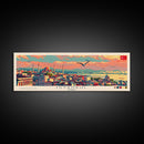 Istanbul Turkey Travel Print Wall Art, Panoramic City Art, Travel Art, Wall Decor, Vacation Gift, Framed Canvas Print Or Metal Art