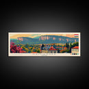Kamianske Ukraine Wall Art, Panoramic Travel Poster, Panoramic Framed Canvas Print, City Wall Art, Wall Hanging Home Decor, Travel Art