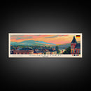 Khmelnytskyi Ukraine Travel Art, City Art, Framed Canvas Print or Metal Wall Art, Europe Travel Poster, Panoramic Wall Art, Extra Wide Wall Art