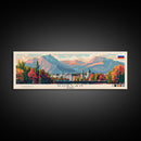 Kurgan Russia Travel Print Wall Art, Panoramic City Art, Travel Art, Wall Decor, Vacation Gift, Framed Canvas Print Or Metal Art