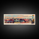 Leuven Belgium Travel Print Wall Art, Panoramic City Art, Travel Art, Wall Decor, Vacation Gift, Framed Canvas Print Or Metal Art