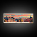Lipetsk Russia Wall Art, Panoramic Travel Poster, Panoramic Framed Canvas Print, City Wall Art, Wall Hanging Home Decor, Travel Art