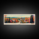 Mytishchi Russia Travel Print Wall Art, Panoramic City Art, Travel Art, Wall Decor, Vacation Gift, Framed Canvas Print Or Metal Art